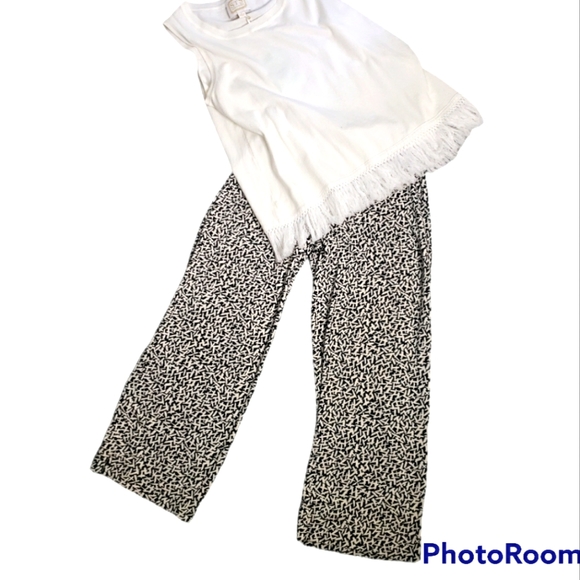 J. Jill Pure Wherever Collection Full Leg Crop Rayon Stretch Knit abstracGUC XS - Picture 5 of 5